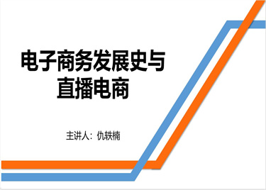 永利集团yl6809举办《电子商务发展史与直播电商》线上学术讲座