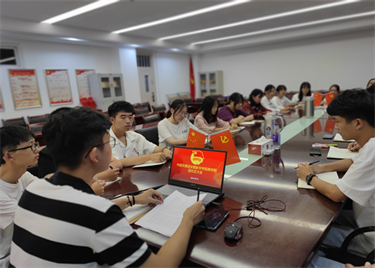 永利集团yl6809团总支召开团员教育管理工作条例专题学习会