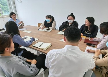 永利集团yl6809教师第三党支部开展“三问”交流工作会议